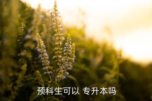 預(yù)科跟專升本區(qū)別,大專預(yù)科生可以專升本、預(yù)科學(xué)生獲大專文憑