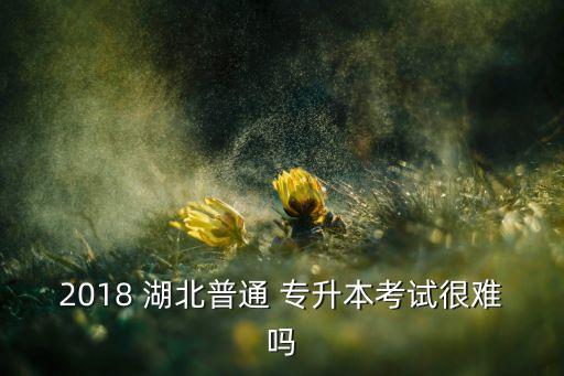 湖北2018年專升本,統(tǒng)招專升本難度提高學(xué)生提前做好準(zhǔn)備