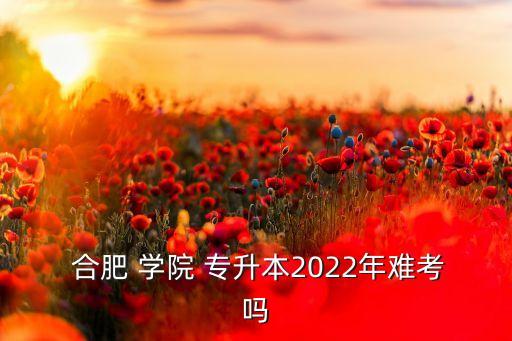 安徽合肥學(xué)院專升本,合肥學(xué)院專升本2022年招生計(jì)劃已發(fā)布