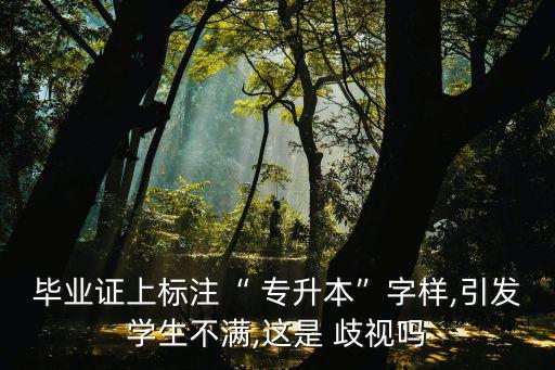 統(tǒng)招專升本有歧視嗎,統(tǒng)招專升本被歧視可能性低嗎?