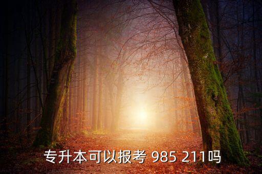 985 211取消專升本,211工科院校停止招收普通專升本