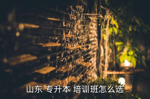 山東 專升本 培訓(xùn)班怎么選