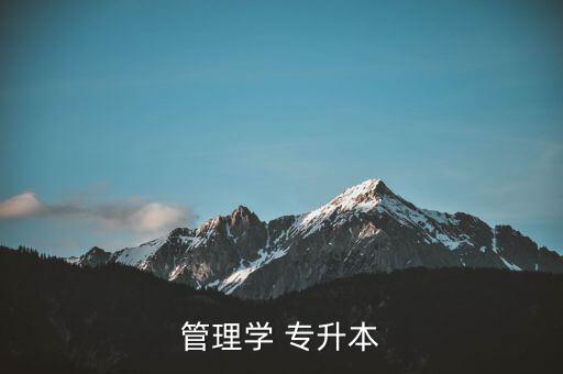 管理學(xué) 專升本