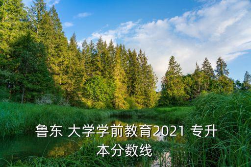  魯東 大學(xué)學(xué)前教育2021 專升本分數(shù)線