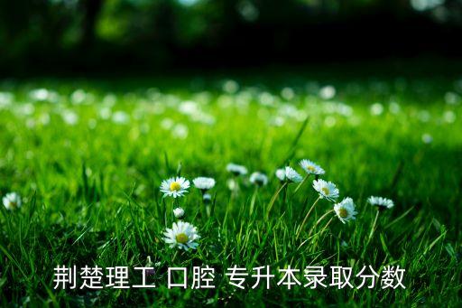 荊楚理工 口腔 專升本錄取分數(shù)