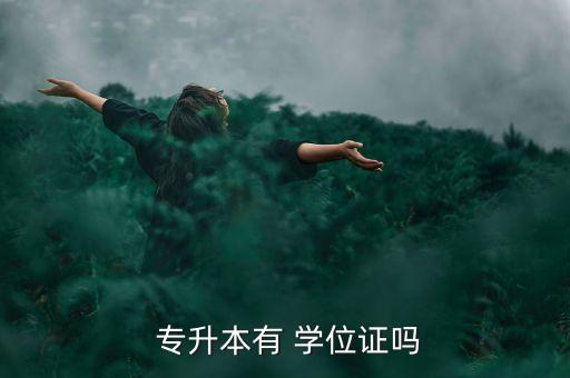 專升本 無(wú) 學(xué)位證,普通高等教育專升本又叫統(tǒng)招本升本