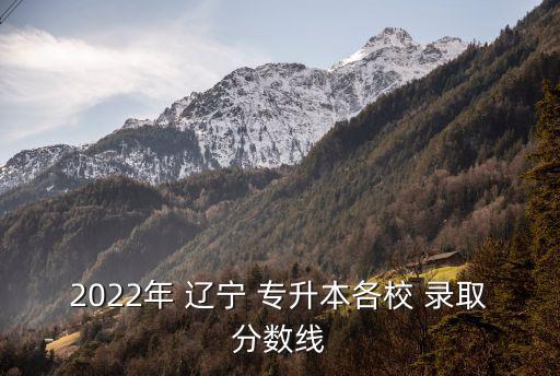 遼寧專升本考怎么錄取,2022年3月專升本公共課分數(shù)線出爐