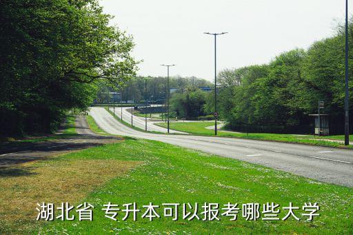  湖北省 專升本可以報(bào)考哪些大學(xué)