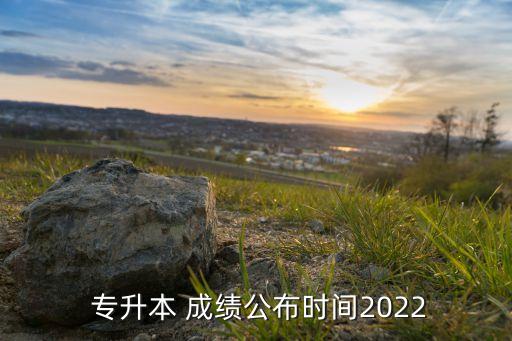  專升本 成績公布時(shí)間2022