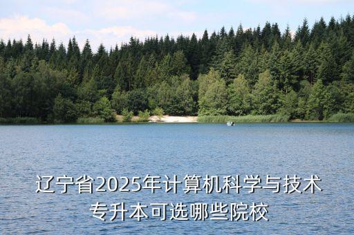  遼寧省2025年計算機(jī)科學(xué)與技術(shù) 專升本可選哪些院校