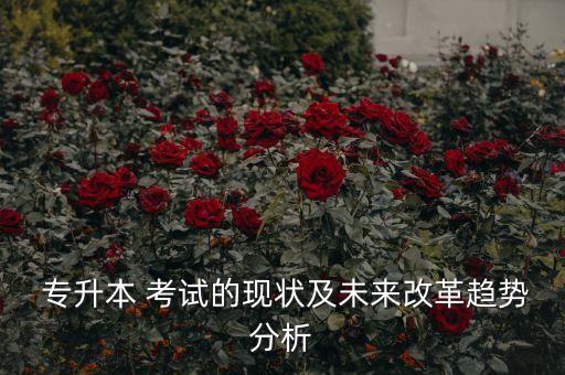  專(zhuān)升本 考試的現(xiàn)狀及未來(lái)改革趨勢(shì)分析