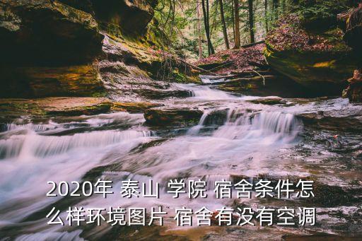 2020年 泰山 學(xué)院 宿舍條件怎么樣環(huán)境圖片 宿舍有沒(méi)有空調(diào)