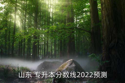 山東 專升本分數(shù)線2022預(yù)測