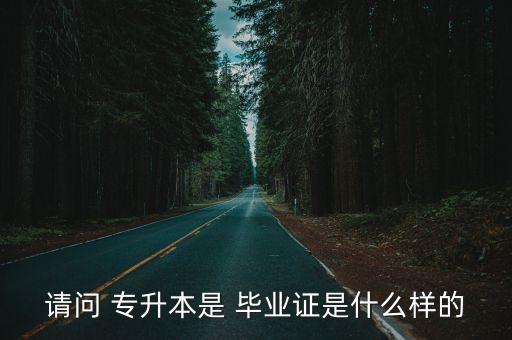 成人教育專升本畢業(yè)證