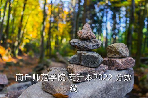 商丘師范學(xué)院 專升本2022 分?jǐn)?shù)線