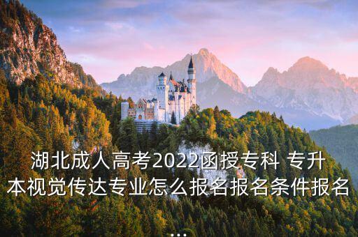 湖北成人高考2022函授?？?專升本視覺傳達(dá)專業(yè)怎么報(bào)名報(bào)名條件報(bào)名...