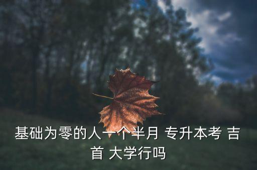 吉首大學經(jīng)濟學專升本