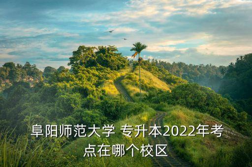  阜陽(yáng)師范大學(xué) 專升本2022年考點(diǎn)在哪個(gè)校區(qū)