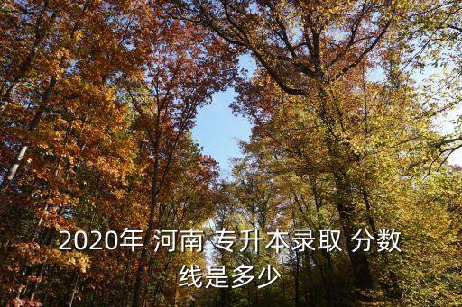 河南對口專升本分數(shù)線,2022河南專升本分數(shù)線會降嗎