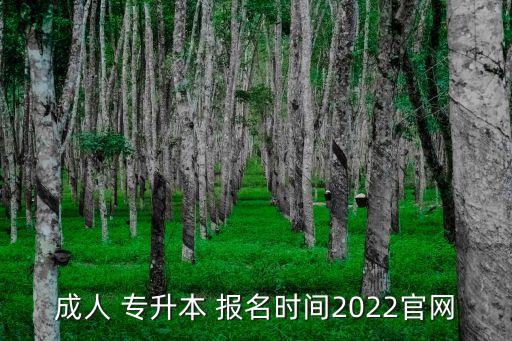 成人 專(zhuān)升本 報(bào)名時(shí)間2022官網(wǎng)