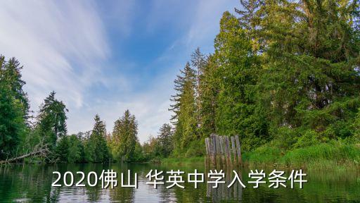 2020佛山 華英中學(xué)入學(xué)條件