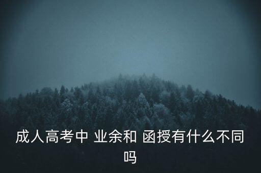 專升本 業(yè)余 函授,成人專升本業(yè)余和函授的區(qū)別