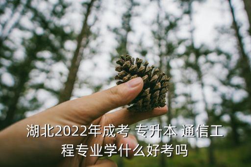 湖北2022年成考 專升本 通信工程專業(yè)學(xué)什么好考嗎