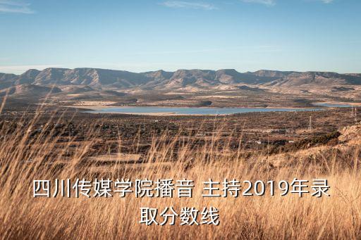 四川傳媒學(xué)院播音 主持2019年錄取分?jǐn)?shù)線(xiàn)