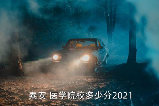  泰安 醫(yī)學(xué)院校多少分2021