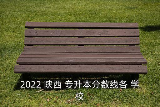 2022 陜西 專升本分數(shù)線各 學校