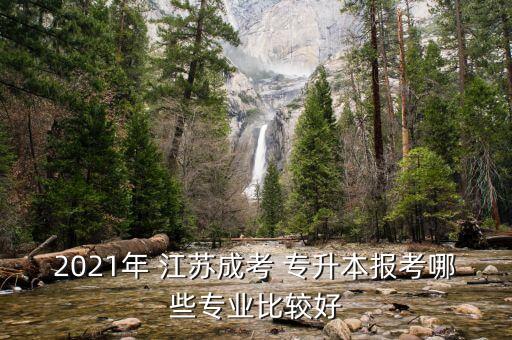 2021年 江蘇成考 專升本報考哪些專業(yè)比較好